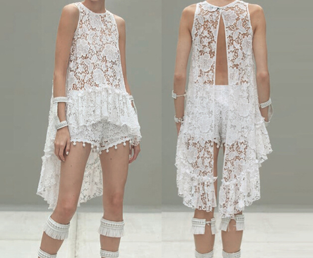 chiffon two piece